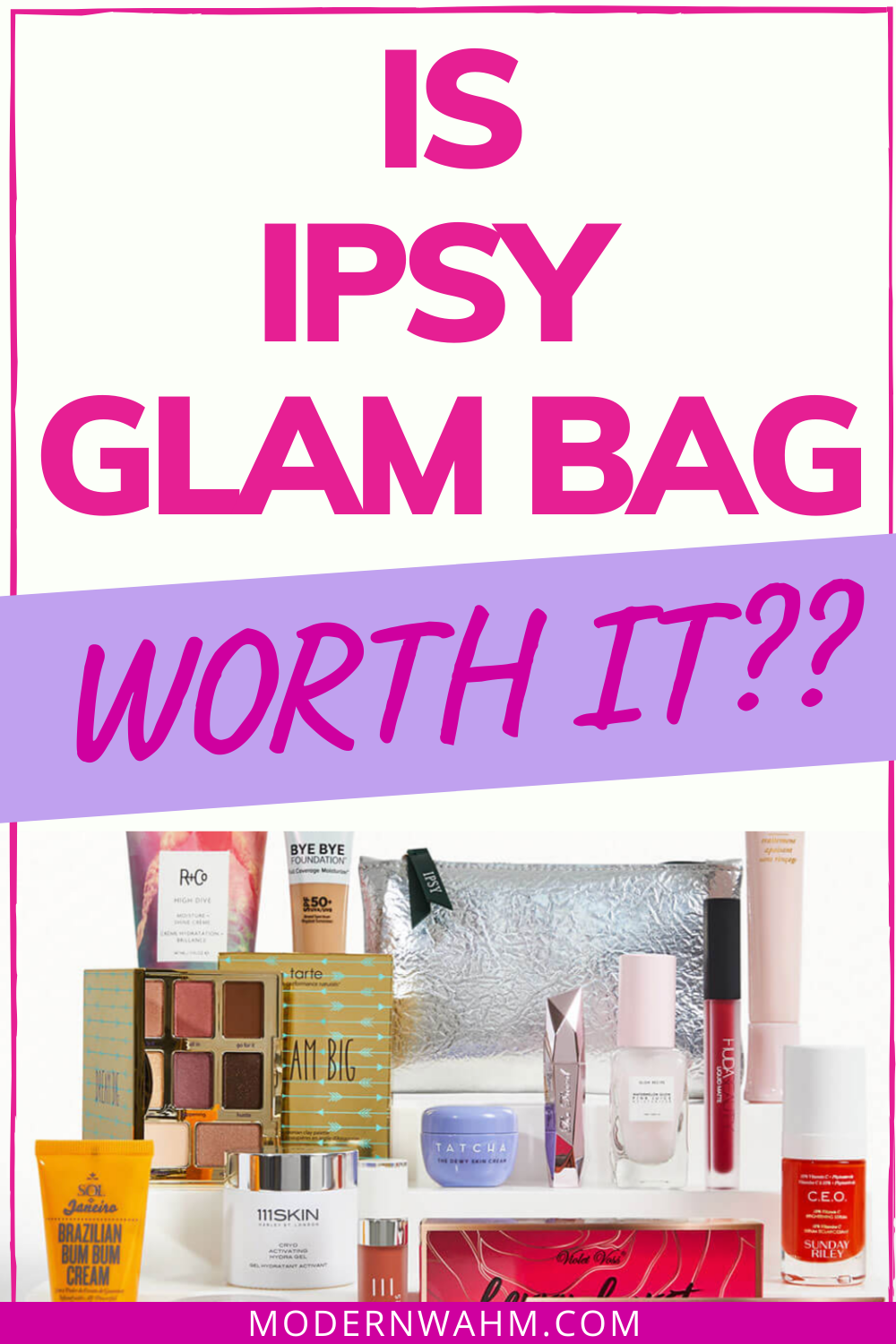 best subscription box for women. Is Ipsy Glam Bag worth it