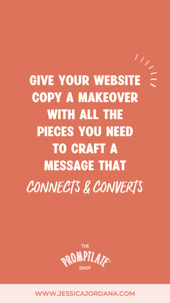 Are you looking for a DIY website copy generator so you can create a professional website...without paying the big bucks? Well, it's possible with Promptlates - a website copy generator that gives you prompts and templates to create a website that sounds like YOU. Get a discount below!