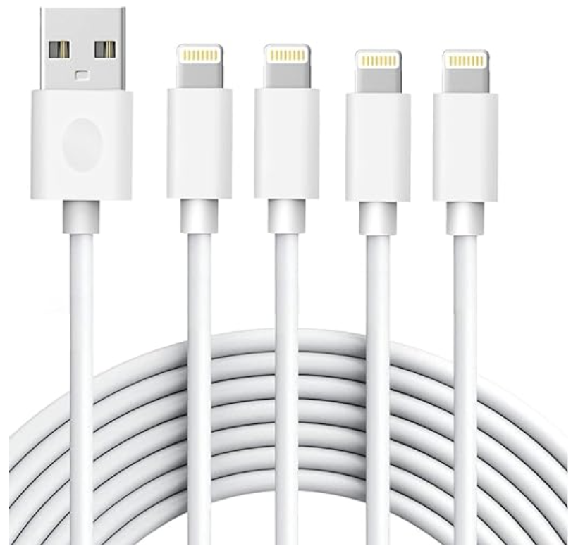 iPhone Charger 6ft 4 Pack